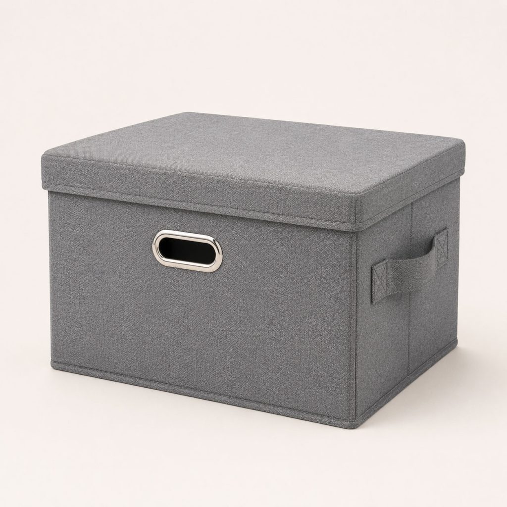 Foldable Fabric Storage Box with Lid product image